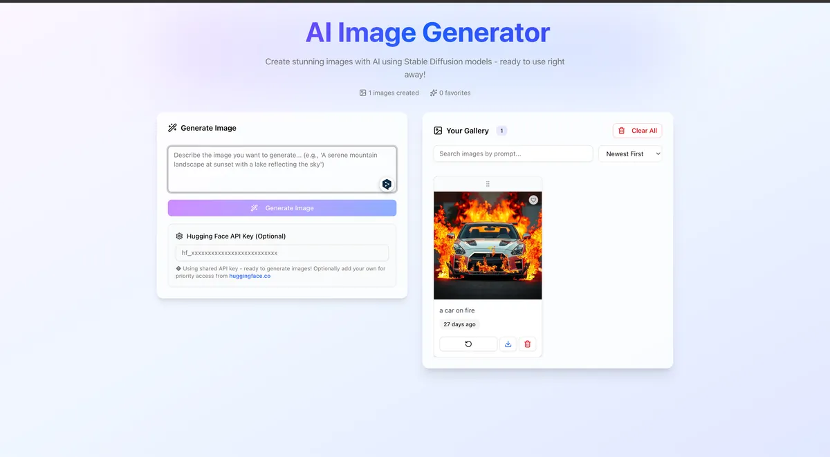 AI Image Generator screenshot