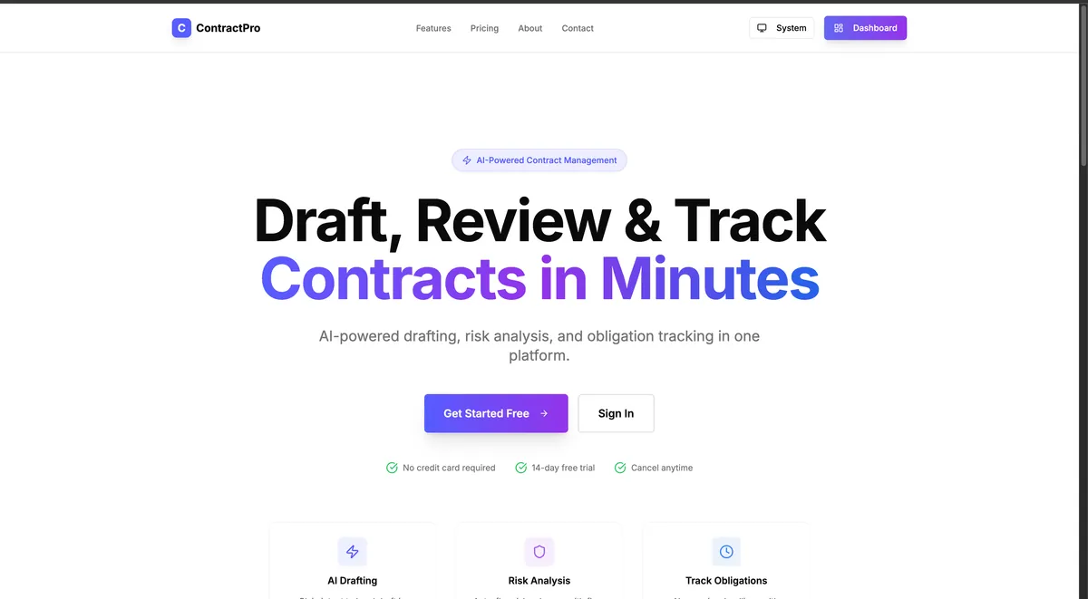 ContractPro screenshot
