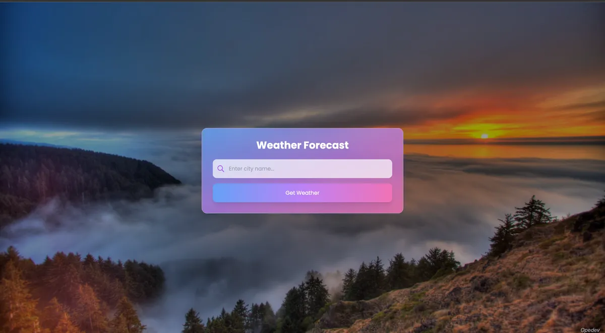 Weather App screenshot