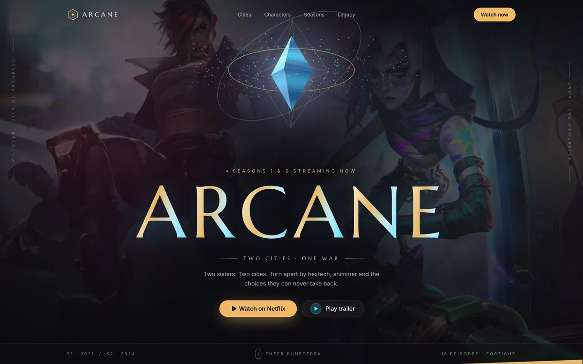 Arcane screenshot