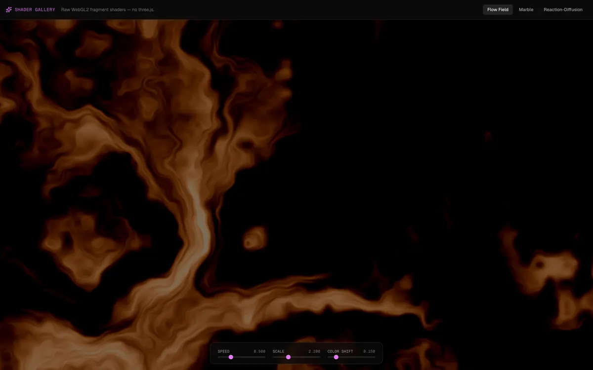 Shader Gallery screenshot